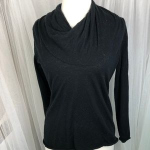 J.JILL MERINO WOOL COWL NECK SWEATER SZ M